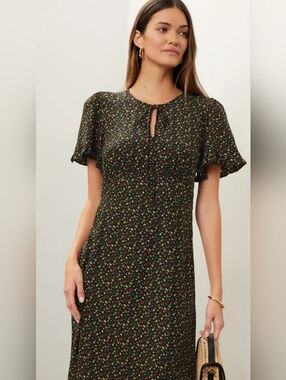 HVN SILK DRESS SIZE 8 MSRP $575